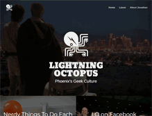Tablet Screenshot of lightningoctopus.com